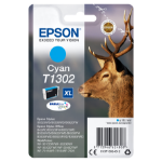 Epson C13T13024012/T1302 Ink cartridge cyan XL, 765 pages 10,1ml for Epson Stylus BX 320/SX 525/WF 3500