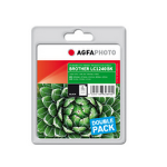 AgfaPhoto LC-1240BK TwinPack inktcartridge 1 stuk(s) Normaal rendement Zwart