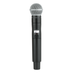 Shure (ULXD2/SM58) DIGITAL WIRELESS HANDHELD MIC, SM58 CAPSULE, G66 BAND (487-606MHz)