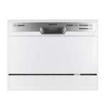 electriQ Mini Table Top Dishwasher - White