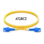 ATGBICS SC-SC OS2, Fibre Optic Cable, Singlemode, Duplex, Yellow, 10m