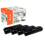 Peach PT809 tonercartridge 4 stuk(s) Compatibel Zwart, Cyaan, Magenta, Geel