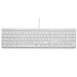 LMP 17607 keyboard Office USB QWERTY Croatian Silver