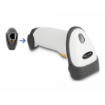 DeLOCK USB Barcode Scanner 1D with connection cable and stand - Laser - light grey