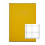 Rhino 13 x 9 Oversized Exercise Book 40 Page, Yellow, S7 (Pack of 100)