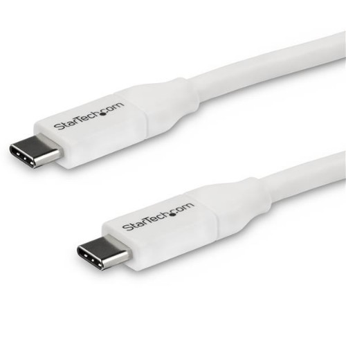 StarTech.com USB-C to USB-C Cable w/ 5A PD - M/M - White - 4 m (13 ft.) - USB 2.0 - USB-IF Certified