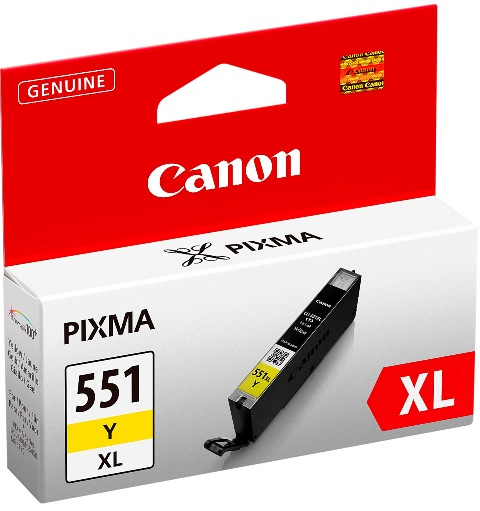Image of Canon 6446B004/CLI-551YXL Ink cartridge yellow high-capacity...