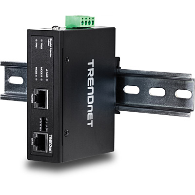 Image of Trendnet TI-IG60 PoE adapter Fast Ethernet, Gigabit Ethernet