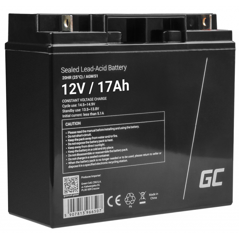 EU Product - Bleis�ure AGM51 17Ah/12V thumbnail