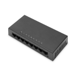 Digitus 8-Port Switch, 10/100 Mbps Fast Ethernet, Unmanaged, Metall Housing