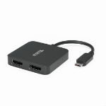Plugable Technologies USBC-MSTH2 USB graphics adapter 3840 x 2160 pixels Black