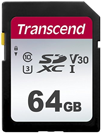 Transcend SD Card SDXC 300S 64GB