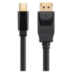 Monoprice 15887 DisplayPort cable 180" (4.57 m) Mini DisplayPort Black