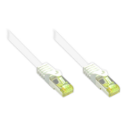 Alcasa 50m Cat7 RJ-45 networking cable White S/FTP (S-STP)