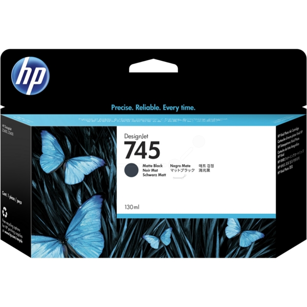 HP F9J99A/745 Ink cartridge black matt 130ml for HP DesignJet Z 2600