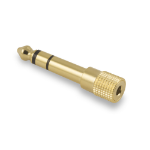 The Padcaster PCHPJ01 cable gender changer 1/4" 3.5mm Gold