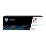 HP 416X MAGENTA TONER - HIGH YIELD - APPROX 6K PAGES. M454, M479, M455, M480 MODELS