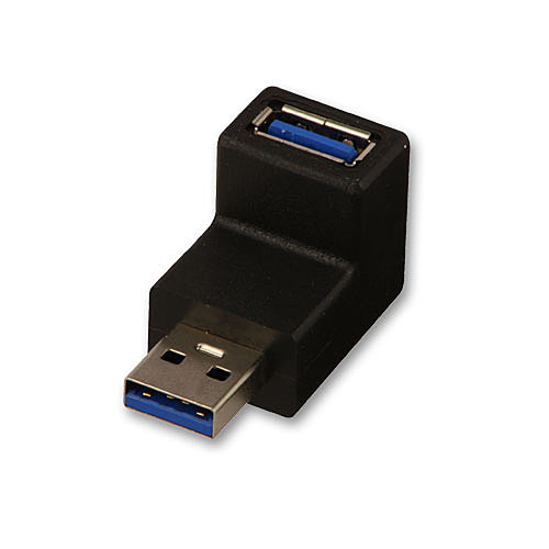 Image of Lindy USB 3.0 Adapter Type A 90° up