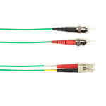 Black Box 1m, ST-LC InfiniBand/fibre optic cable Green