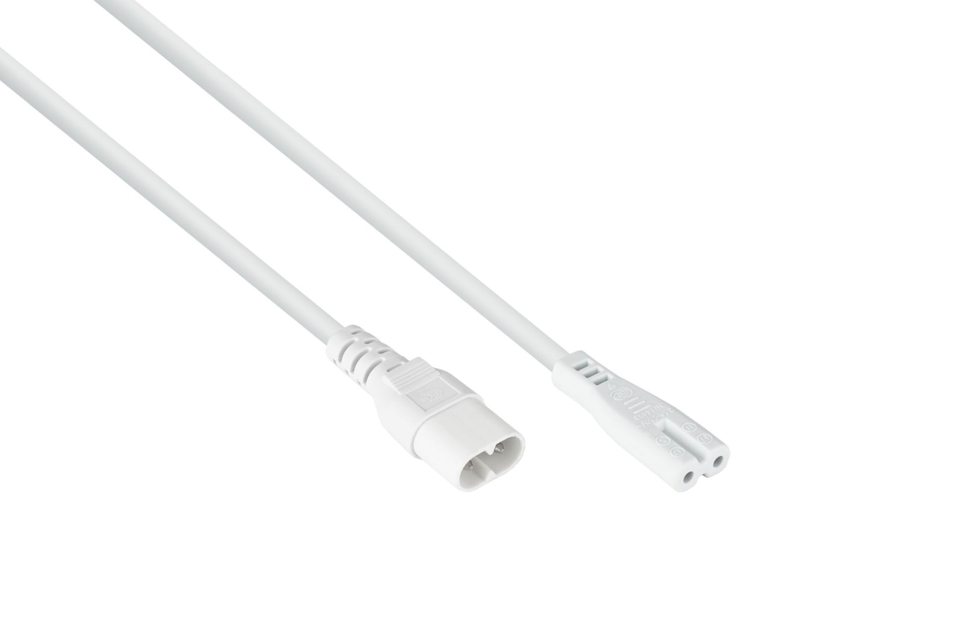 EU Product - Euro-Verl�ng. Stecker C8 an C7, wei�, 5m thumbnail