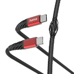 Hama Extreme USB cable USB 2.0 1.5 m USB C Black, Red