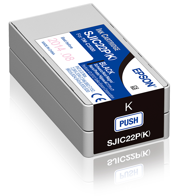 Epson C33S020601 (SJI-C-22-P-(K)) Ink cartridge black, 33ml