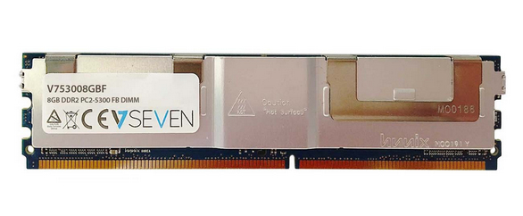 Image of V7 8GB DDR2 PC2-5300 667Mhz SERVER FB DIMM Server Memory Module -...