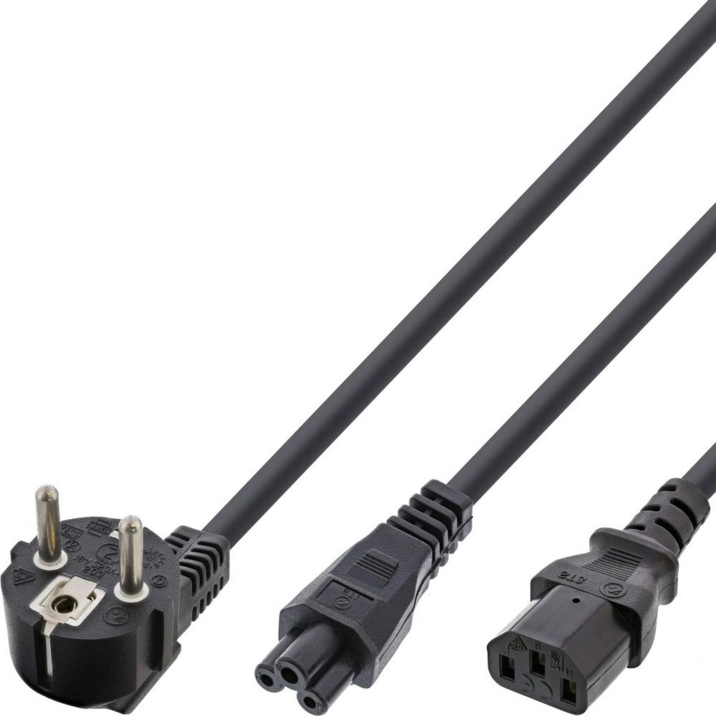 Microconnect Black Pe011418 Power Cable 1.8 M Power Plug Type E+F C13