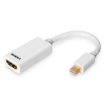 Digitus AK-340411-001-W video kabel adapter 0,15 m Mini DisplayPort HDMI Type A (Standaard) Wit