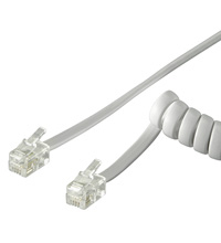 Image of Goobay 4m RJ-10 Cable White
