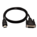 V7 HDMI (m) de 1 m a DVI-D dual-link (m) - Color negro