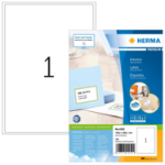 HERMA Address labels Premium A4 199.6x289.1 mm white paper matt 100 pcs.