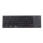 Ultron UMT-BT keyboard Bluetooth QWERTZ German Black