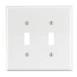 Leviton PJ2-W wall plate/switch cover White