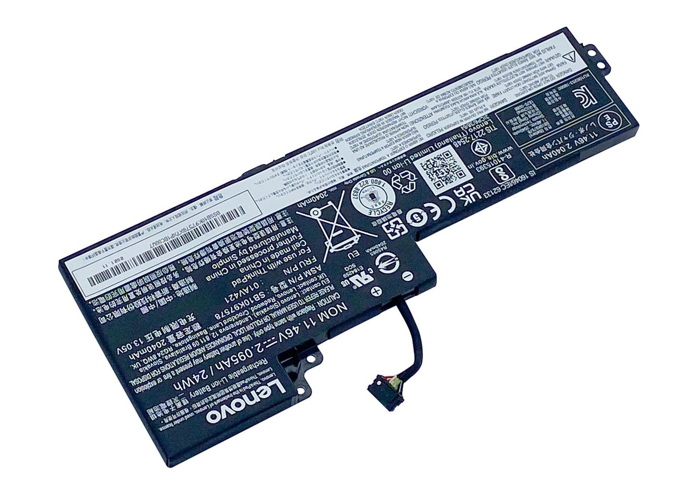Image of Lenovo BATTERY Internal 3c 24Wh LiIon - Approx 1-3 working day lead.
