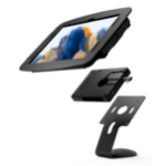 Compulocks Galaxy Tab A8 10.5" Space Enclosure Core Counter Stand or Wall Mount Plus Hub Black