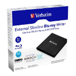 Verbatim External Slimline Mobile Blu-ray Writer BDXL 100 GB 1 pc(s)