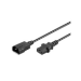 Microconnect PE040610 power extension 1 m 1 AC outlet(s) Black