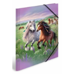 HERMA Elasticated folder A3 Cardboard Horse World
