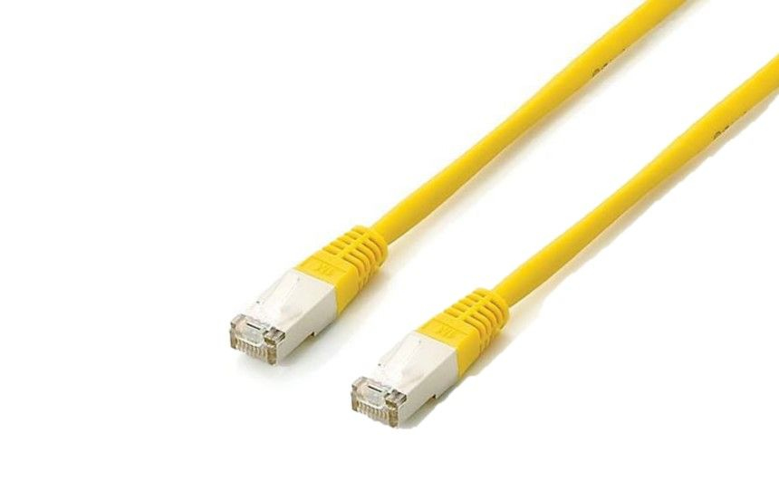 Photos - Cable (video, audio, USB) Equip Cat.6A Platinum S/FTP Patch Cable, 2.0m, Yellow 605661 