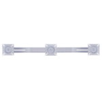 Multibrackets M Public Display Stand Triple Screen Mount 10"-24" Silver