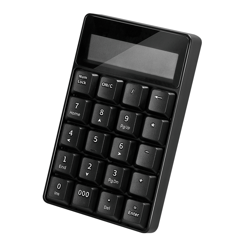 Image of LogiLink ID0200 numeric keypad Notebook Bluetooth Black