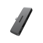 Sitecom AC-1004 interface hub USB 3.2 Gen 1 (3.1 Gen 1) Type-C 480 Mbit/s Black, Grey