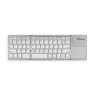 Image of MediaRange MROS133 keyboard Bluetooth QWERTZ German, Swiss Silver