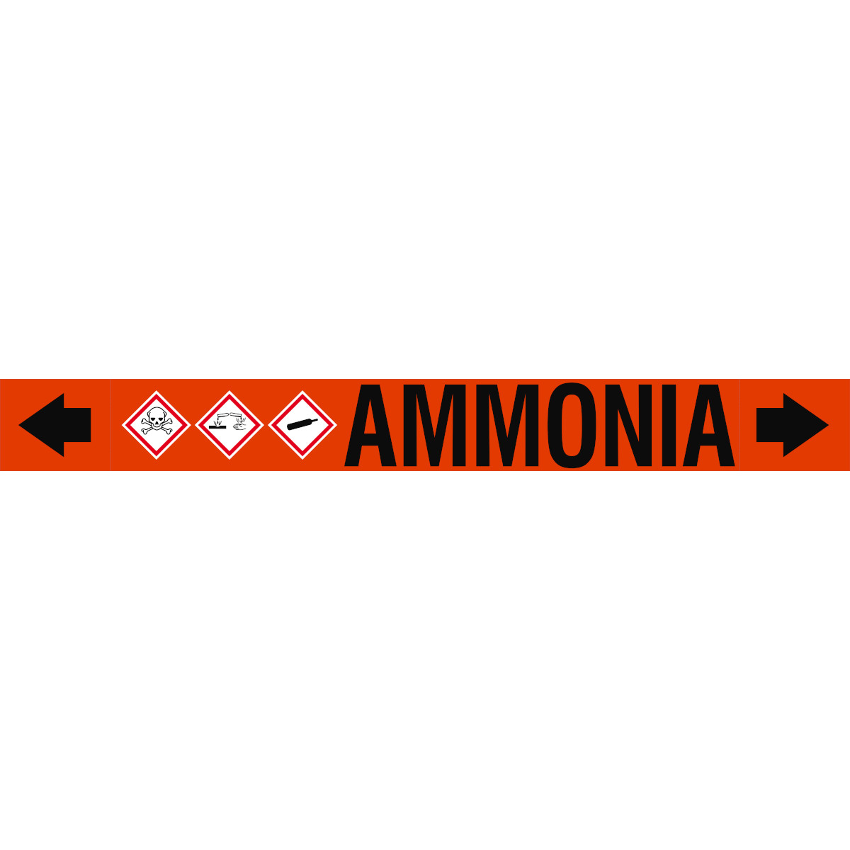 Brady ASMEPM-100X920MM-AMMONIA self-adhesive label Rectangle Permanent Multicolour 1 pc(s)