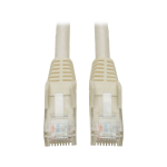 Tripp Lite N201-001-WH Cat6 Gigabit Snagless Molded (UTP) Ethernet Cable (RJ45 M/M), White, 1 ft. (0.31 m)