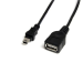 StarTech.com USBMUSBFM1 USB cable 11.8" (0.3 m) USB A Mini-USB B Black