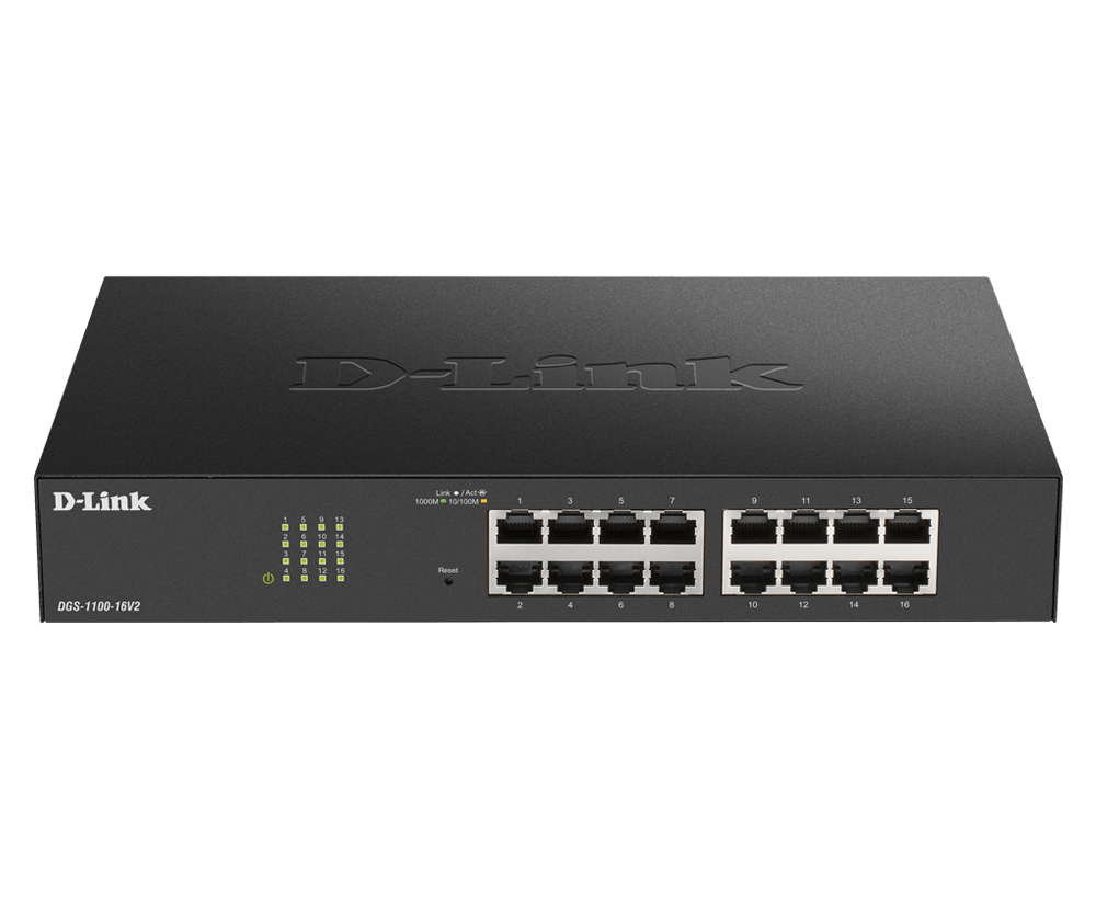 Image of D-Link DGS-1100-16V2 network switch Managed L2 Gigabit Ethernet...