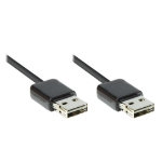 Alcasa 2212-EU030 USB cable 3 m USB 2.0 USB A Black