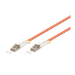 Microconnect 3m LC/LC LSZH fibre optic cable OM2 Orange